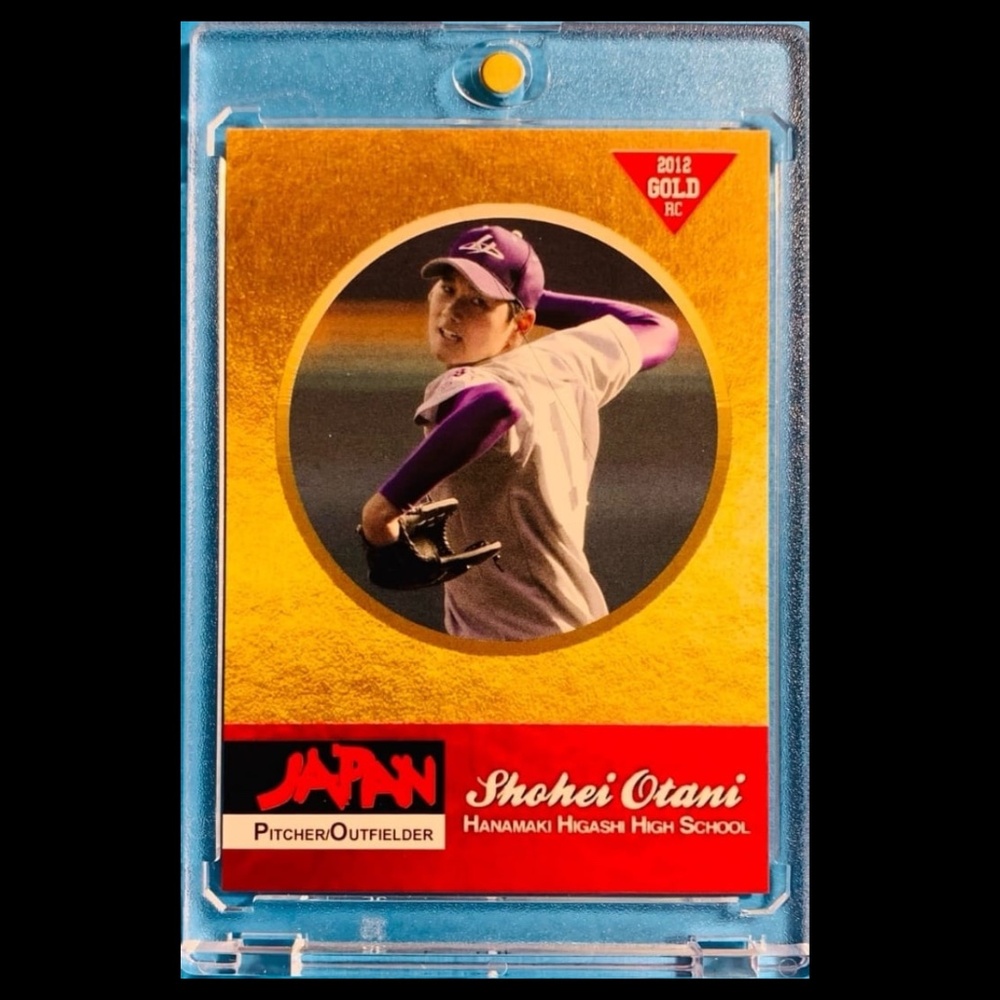 SHOHEI OHTANI ROOKIE CARD (RC) - 2012 ROOKIE•PHENOMS GOLD ‘PITCHING’